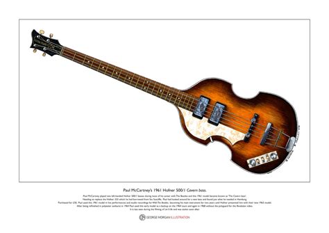 Paul Mccartneys 1961 Hofner Cavern Bass Signed Limited - Etsy