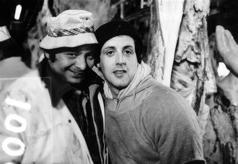 Sylvester Stallone and Burt Young on the set of Rocky (1976) - Rocky Photo (41749297) - Fanpop ...