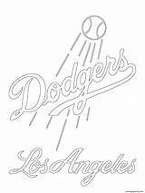 Los Angeles Dodgers Logo Coloring Page  Free Printable Pages sketch template