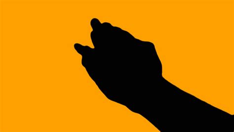 Hands Clapping Silhouette - Orange Stock Footage Video 591400 - Shutterstock