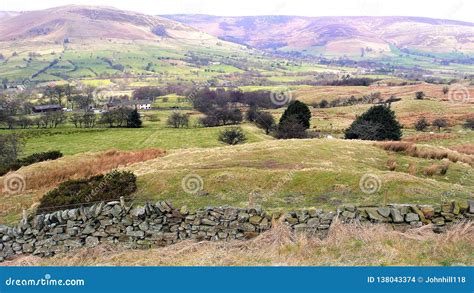 Hope Valley, Bamford, Derbyshire, UK Stock Photo - Image of march, hope ...