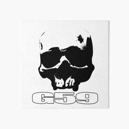 "G59 Skull Logo" Art Board Print for Sale by IntrovertsArt01 | Redbubble