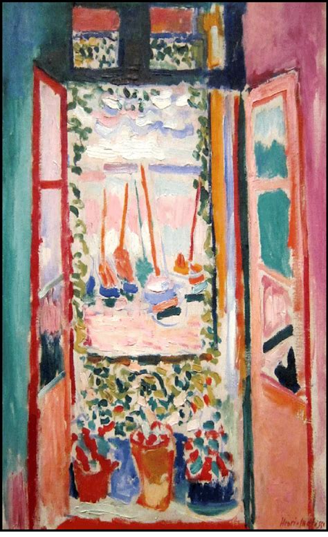 The Window by Henri Matisse (1869 –1954) Even with the risk of over ...