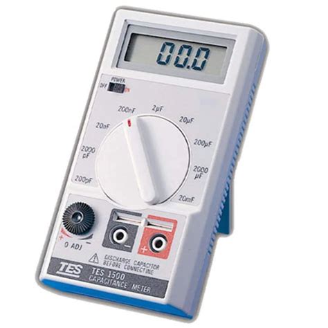 TES TES 1500 Portable Digital Capacitance Meter 20mF 20000uF TES1500-in Capacitance Meters from ...