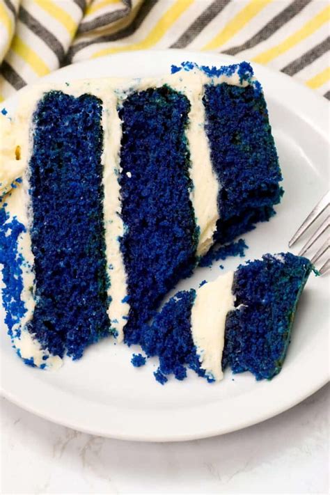 Blue Velvet Cake - Immaculate Bites