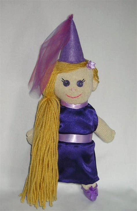 Rapunzel Doll Plush handmade by wishwithme on Etsy