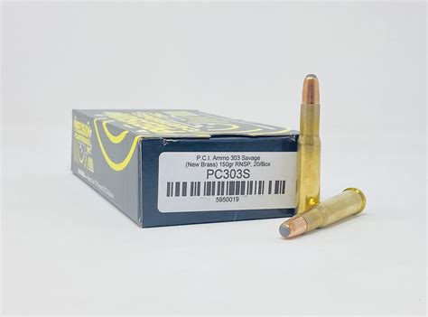 Graf & Sons Hornady Custom 303 Savage Ammunition 80495 150 Grain Soft ...