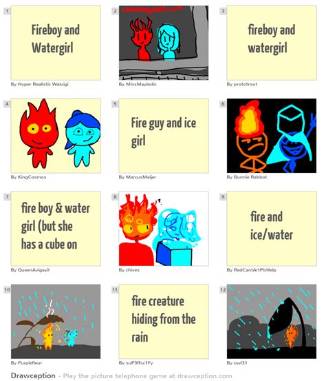 Fireboy and Watergirl - Drawception