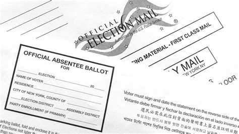 State unveils new tracking system for mailed-in absentee ballots - Newsday