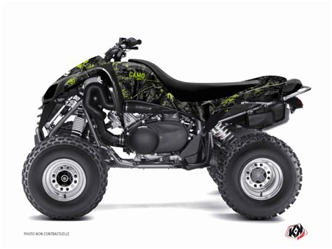 Kit Déco Quad Camo Kawasaki 700 KFX Noir Vert | Kutvek