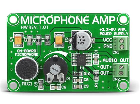 Inexpensive Microphone Amplifier Circuit