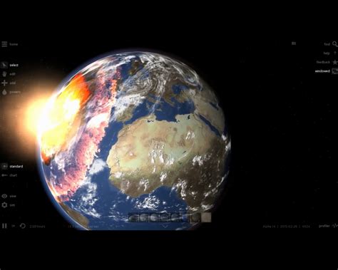 collision - What exactly will happen if a small planet collides with ...