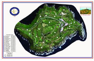 Old Head Golf Links - Cork Ireland - 1997 - Vintage Golf Course Maps print | eBay