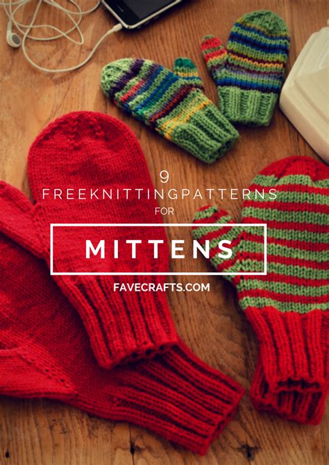 6 Free Knitting Patterns for Mittens | These are the perfect knitting patterns for winter! DIY ...