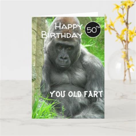 Happy Birthday Old Fart Card | Zazzle