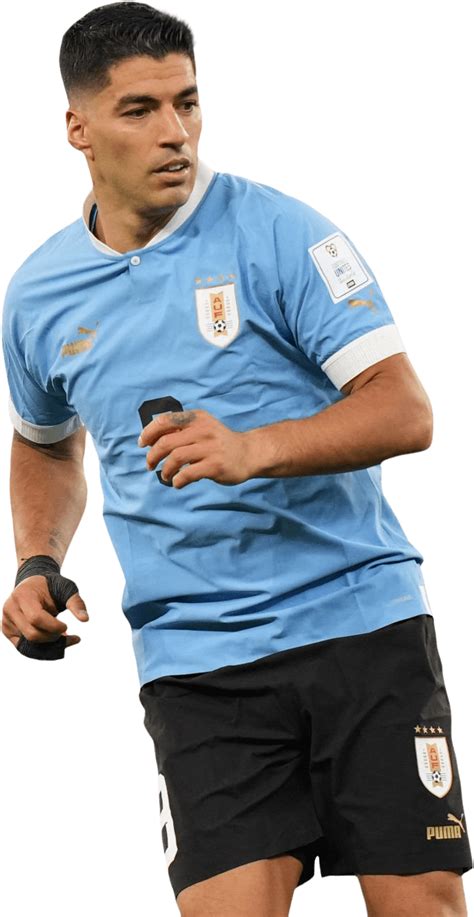 Luis Suarez Uruguay football render - FootyRenders