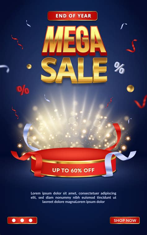 Discount sale promotion poster template 3022286 Vector Art at Vecteezy