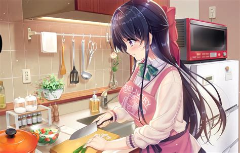 Cooking Anime Girl Wallpapers - Wallpaper Cave