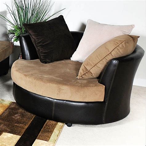 15 Ideas of Round Sofa Chair Living Room Furniture