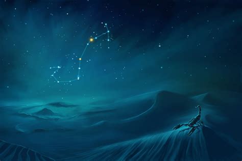 ArtStation - Scorpius Constellation Painting (Zodiac Set)