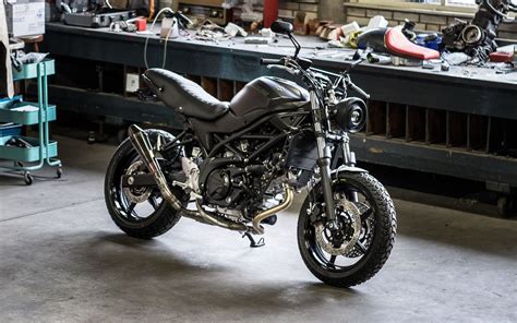 Suzuki SV650 Scrambler by Moto Adonis | Suzuki, Scrambler, Cafe racing