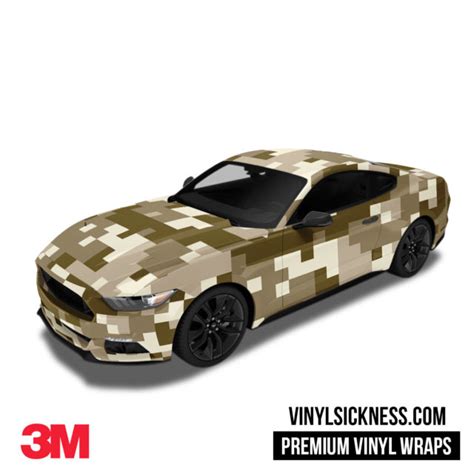 DESERT DIGITAL CAMO WRAP • CAR / TRUCK VINYL WRAPS • VS