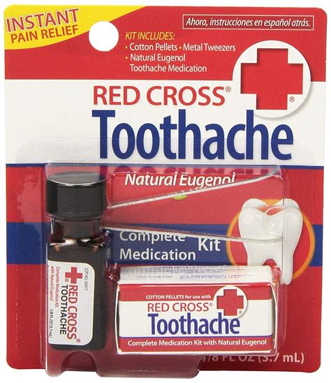 Red Cross Toothache Medication, 1/8-Ounce Bottles (Pack of 6) - Walmart ...