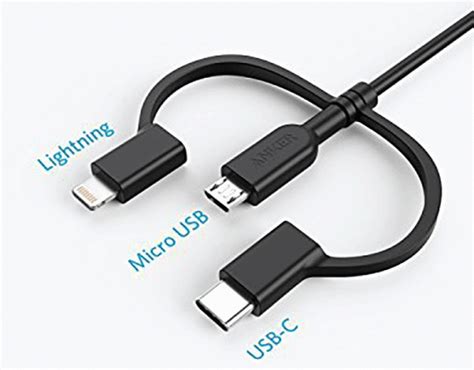 Anker’s has a microUSB, USB-C, and Lightning cable in one, and it’s only $11 today – BGR