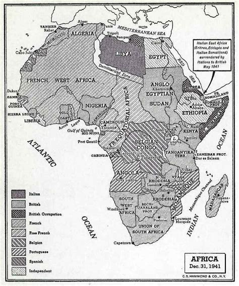 Africa Ww2 Map - Sub Saharan Africa Modern History : Original ww2 british map 1941 dated map of ...