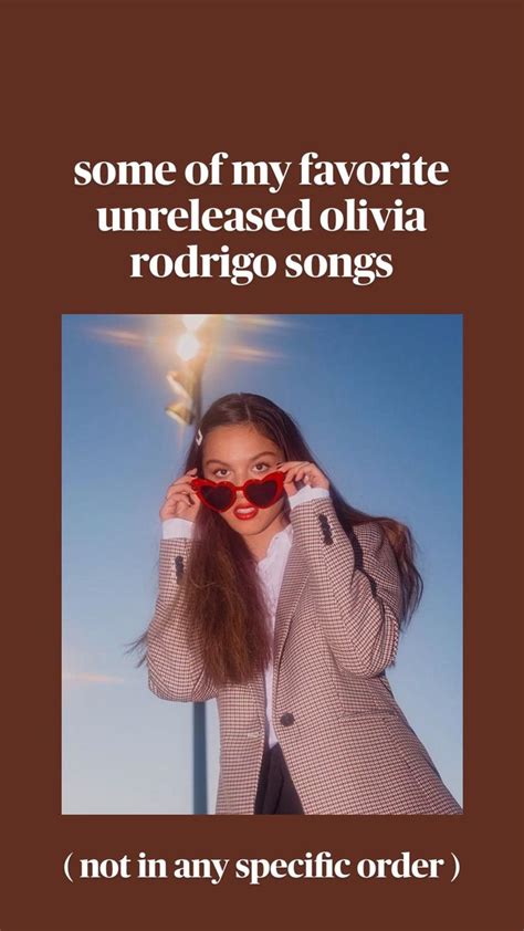 some of my favorite unreleased olivia rodrigo songs | Singer, Mashup ...