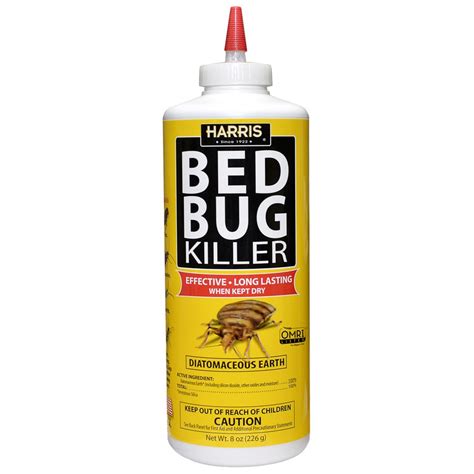 Shop Harris Diatomaceous Earth 8-oz Bed Bug Trigger Spray at Lowes.com