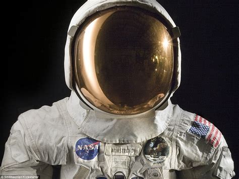 Neil Armstrong’s spacesuit in $500k crowdfunding campaign | Daily Mail ...