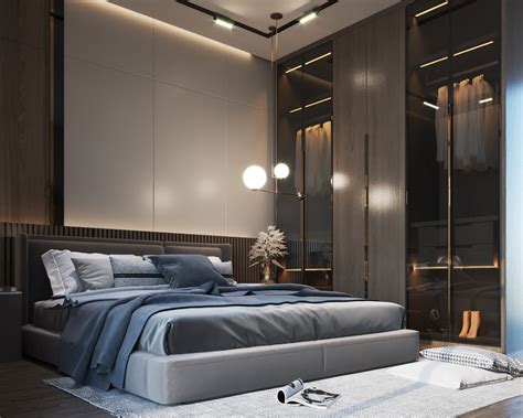 ultra modern bedroom on Behance