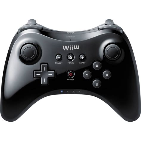 Nintendo Wii U Pro Controller (Black) WUPARSK1 B&H Photo Video