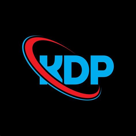 KDP logo. KDP letter. KDP letter logo design. Initials KDP logo linked ...