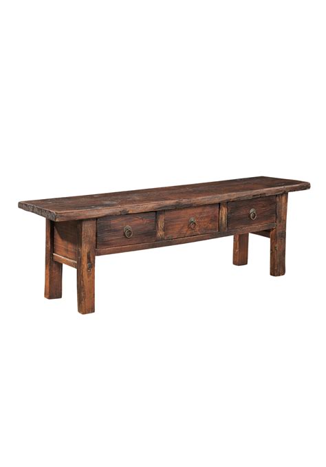Griffin Antique Coffee Bench – Heritage House