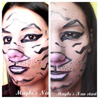 Tiger Halloween Makeup Tutorial Face Painting - SmashinBeauty