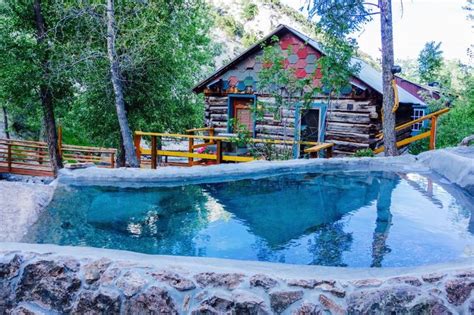 Holloway Cabin on Creek & Private Hot-Springs - Cabins for Rent in ...