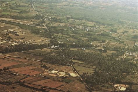 Premium Photo | Aerial view of agricultural landscape