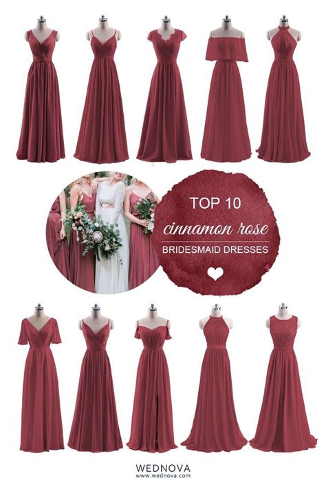 Cinnamon rose bridesmaid dresses | Rose bridesmaid dresses, Bridesmaid dresses, Fall bridesmaid ...