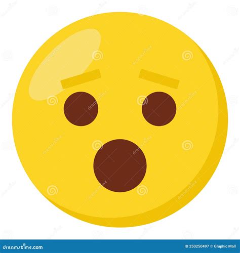 Frowning Face Expression Character Emoji Flat Icon. Stock Vector - Illustration of frowning ...