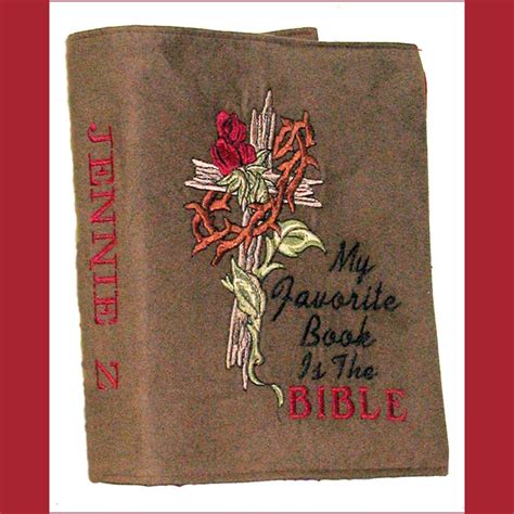 Custom Embroidered Bible Covers for women in by BusybeeHolidays