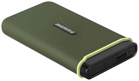 Transcend ESD380C 2 TB External SSD hard drive USB-C®, USB type A Green ...