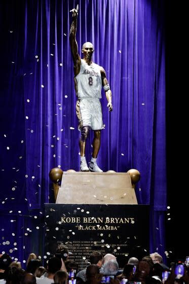 Lakers unveil Kobe Bryant statue celebrating his 'timeless' legacy