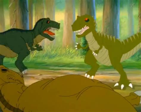 Image - T-rex vs. Giganotosaurus.jpg - Land Before Time Wiki - The Land ...