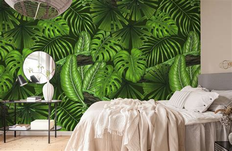 Jungle Leaves 3 Wallpaper - Buy Online | Happywall