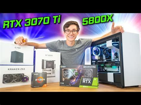 My BEAUTIFUL RTX 3070 Ti Gaming PC Build 2021! Ryzen 5800X, H710i w ...