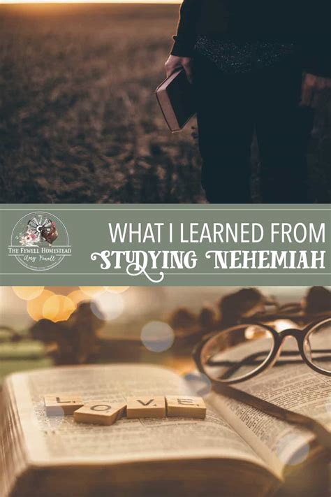 Bible Study | The Story of Nehemiah - Amy K Fewell | Homesteading for the Kingdom