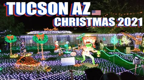 Tucson Arizona: Winterhaven Festival Of Lights Christmas 2021 (Virtual Walking Tour) - YouTube