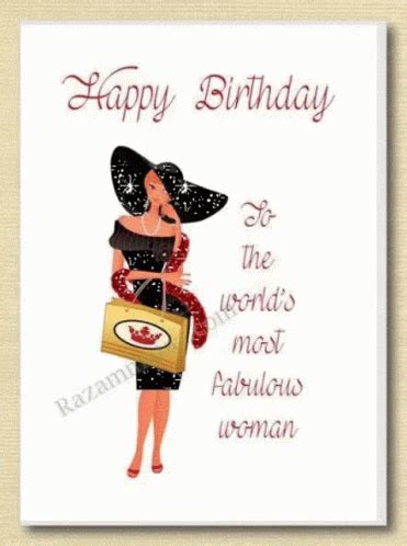 Birthday Wishes For Fabulous Woman GIF | GIFDB.com